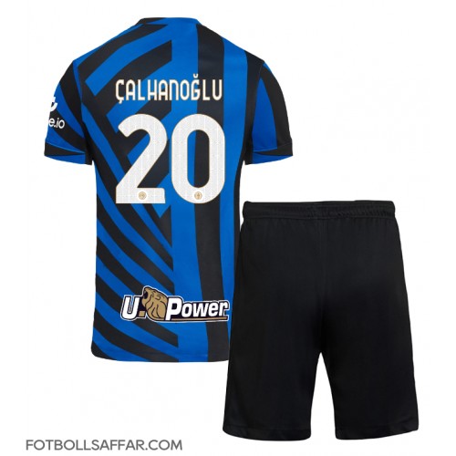 Inter Milan Hakan Calhanoglu #20 Hemmadräkt Barn 2024-25 Kortärmad (+ Korta byxor)